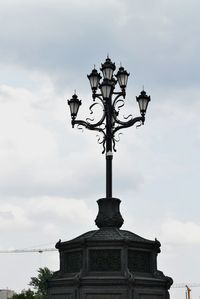 Low angle view of statue of building