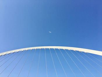 Low angle view of blue sky