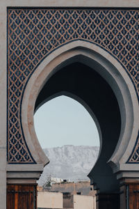 Low angle view of old building