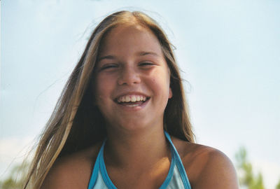 Portrait of a smiling young woman