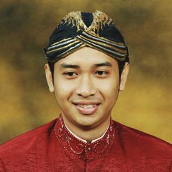 Portrait of smiling young man