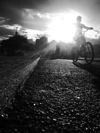 Road passing through landscape