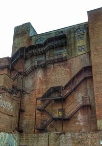 Low angle view of built structure against sky