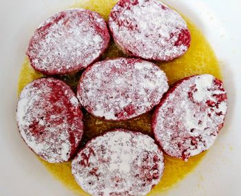 Close-up of dessert in plate