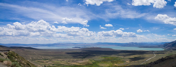 Panoramic view of landscape against sky