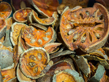 Full frame shot of onions for sale at market stall