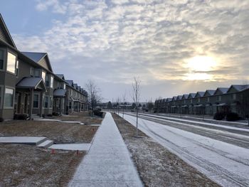 Houses against sky