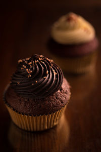 Close-up of cupcakes