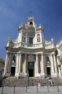 Low angle view of historical building