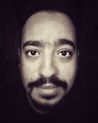 Close-up portrait of young man