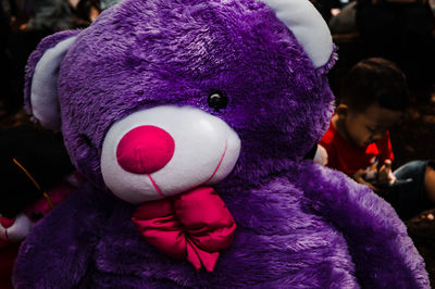 Close-up of stuffed toy