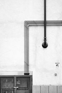 Pipes on a wall