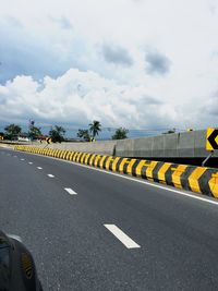 Road against sky