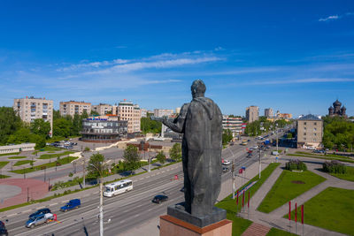 ivanovo region, russia.  memorial to the heroes of the front and rear on sheremetyevsky avenue.