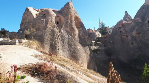 Panoramic view of historic building against sky