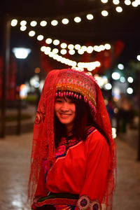 Portrait of a smiling young woman