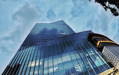 View of modern building against sky