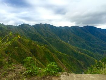 Scenic view of mountains