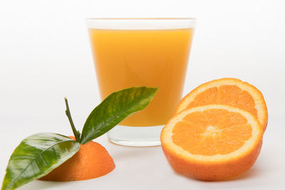 Close-up of orange juice