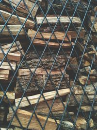 Full frame shot of chainlink fence