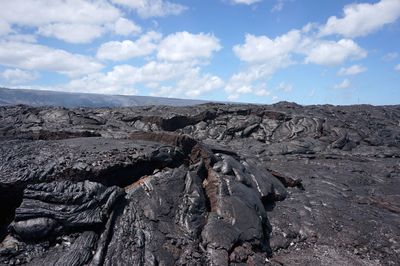 Lava against sky