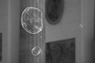 Close-up of bubbles