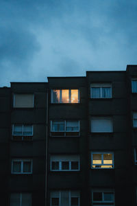 Low angle view of building against sky