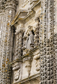 Low angle view of statue of a building