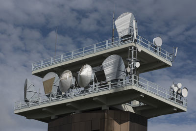 Low angle view of building against sky