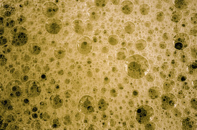 Full frame shot of bubbles in water