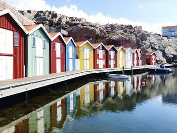 Houses in the sea