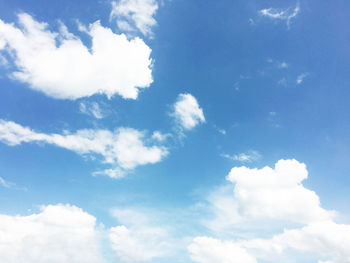 Low angle view of clouds in sky