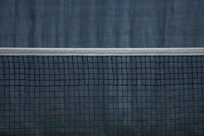 Close-up of net on tennis court