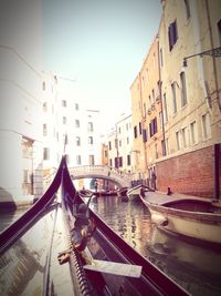 Boats in harbor