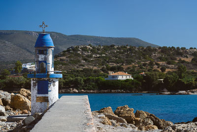 Little lighthouse of a small harbour