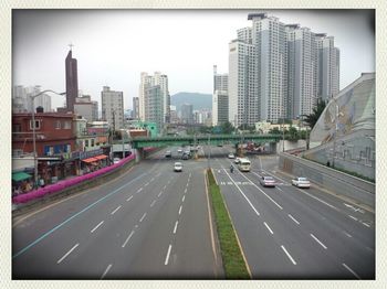 Traffic on city street