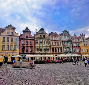 View of buildings in city