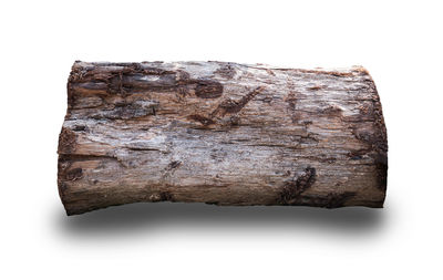 Close-up of ice cream over white background