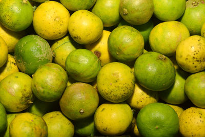 Full frame shot of oranges