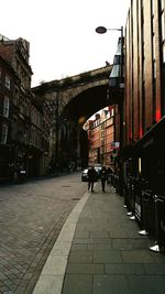 View of city street