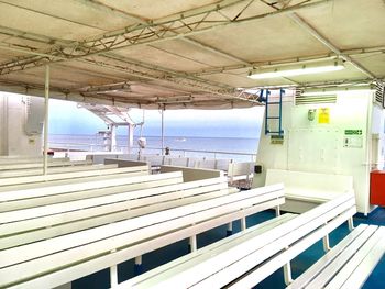 View of pier over sea