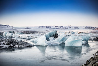 Jölulsarlon glacier lagoon, iceland, europe