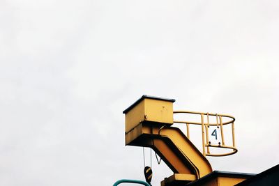 Low angle view of built structure against sky