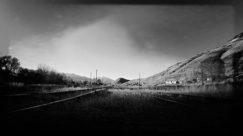 Road passing through mountains