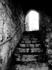 Staircase in old building