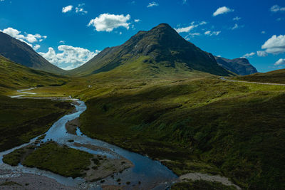 Buachaille etive mor at glencoe in scotland