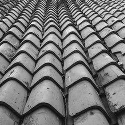 Full frame shot of roof tiles