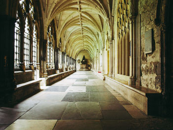 Corridor of historic building