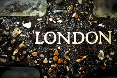 Close-up of stone wall