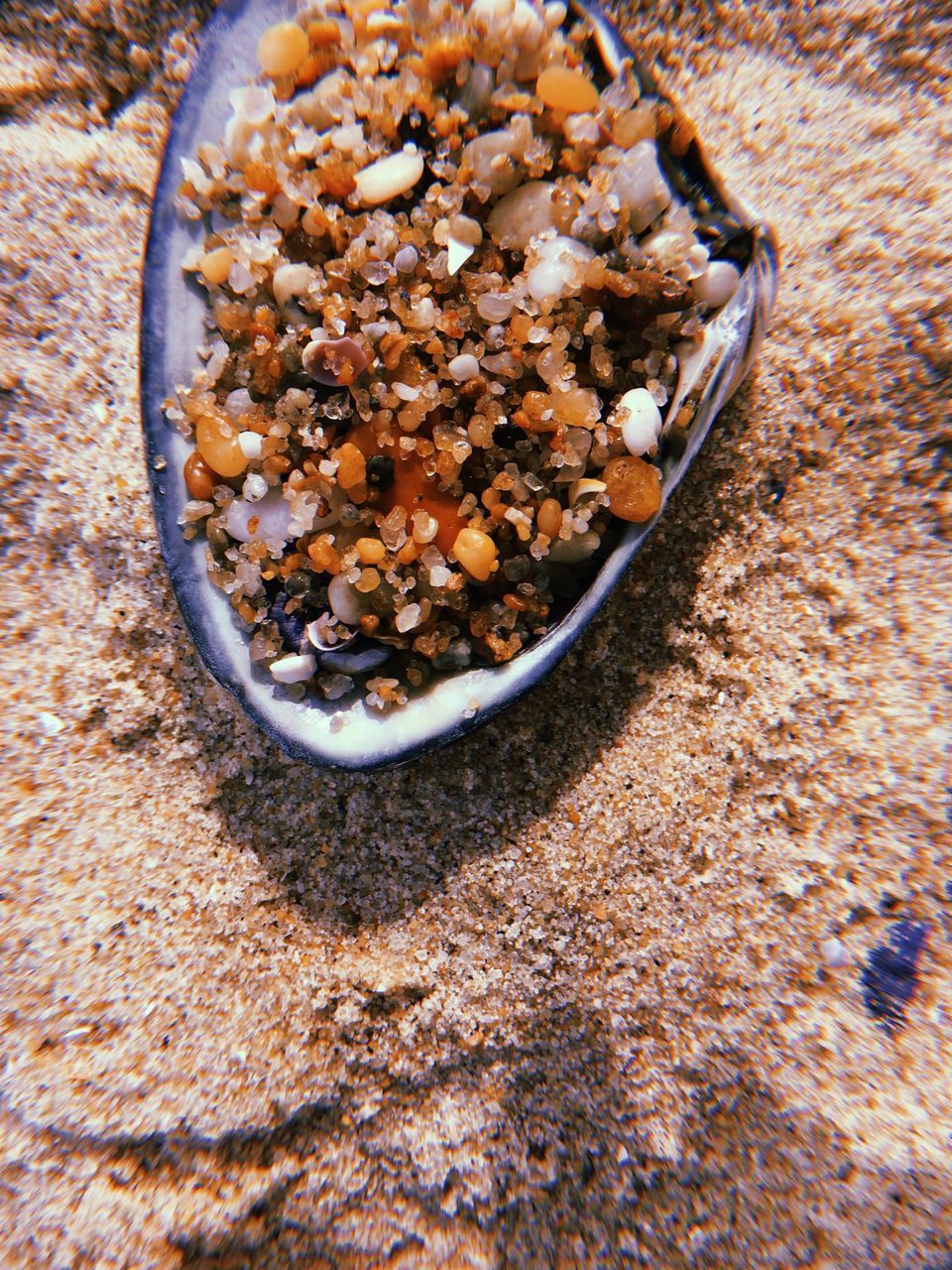 HIGH ANGLE VIEW OF BREAKFAST IN BOWL